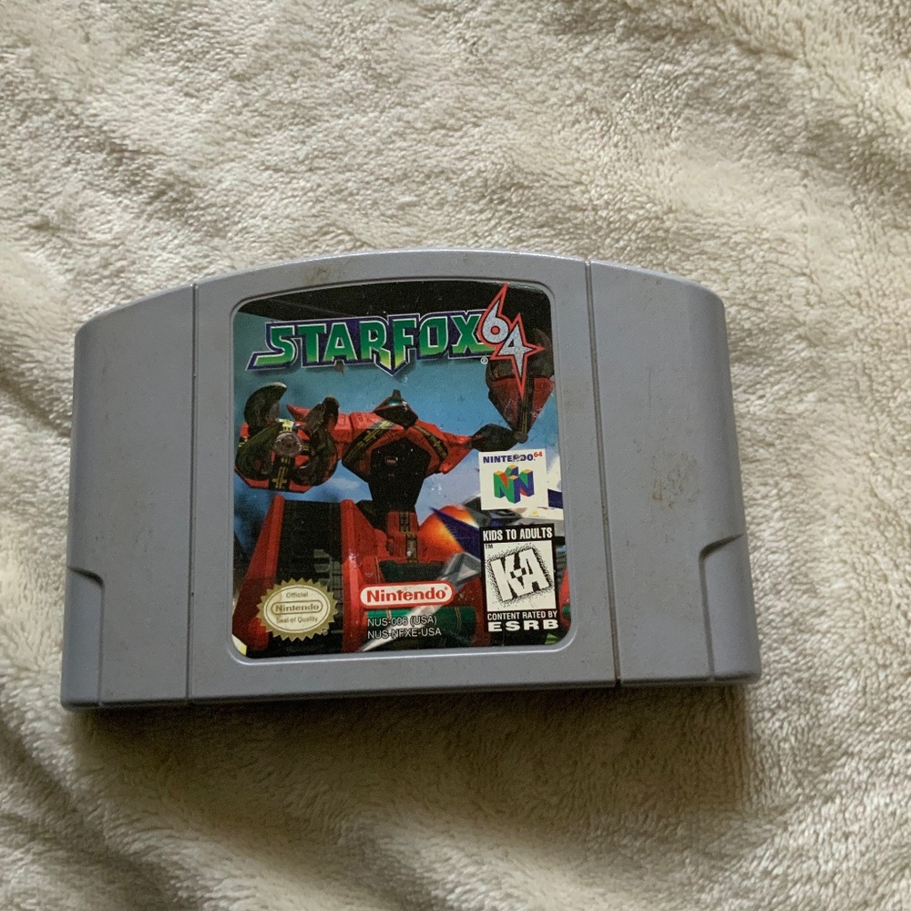 Nintendo 64 Starfox 64 Video Game